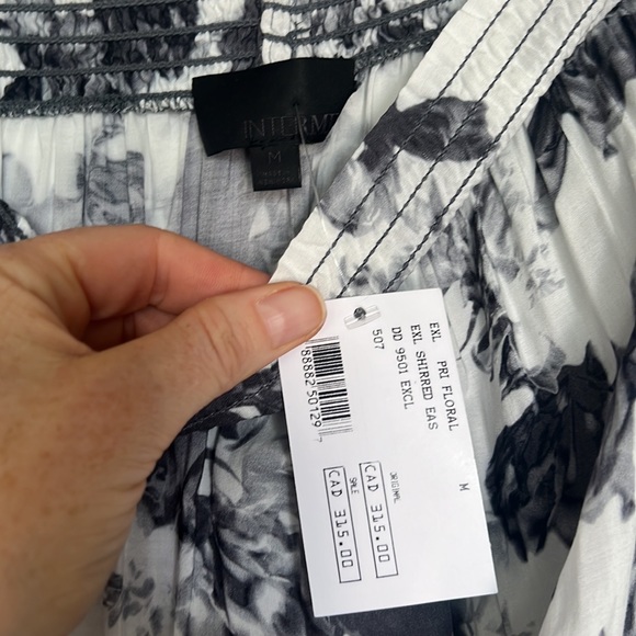 Off-the-shoulder silk mini dress - Picture 3 of 4